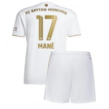 Bayern Munich Sadio Mane #17 Bortaställ Barn 2022-23 Korta ärmar (+ Korta byxor)